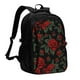 thumbnail image 1 of Balery Roses Mochila con carga USB para hombre y mujer - Mochila impermeable y antirrobo para laptop con puerto USB para viajes, trabajo, 1 of 7