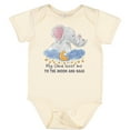 thumbnail image 3 of Inktastic My Oma Loves Me to the Moon and Back Elephant Family Boys or Girls Baby Bodysuit, 3 of 5