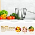 thumbnail image 2 of UPOUART  Metal Wire Storage Basket Bin Kitchen Organization Iron Fruit Basket Small Storage Baskets 1Pack, 2 of 8
