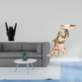 thumbnail image 2 of Escultura De Mano Con Gesto De Roca, Estatua Creativa De Dedo Con Bandeja De Servicio, Obra De Arte De Resina Para Apartamento, Dormitorio, Restaurante, Decoración De Sala De Estar, 2 of 8