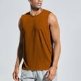 thumbnail image 5 of NOLDARES Mens Tank Tops Casual Summer Beach Vacation Hawaiian Style Muscle Gym Sleeveless Tee Shirts(Coffee,2XL), 5 of 8