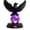 Style-1, variant on Halloween Ball Lighted Decor Figurine with Glowing Ball Gothic Tabletop Decoration for Mantel Shelf Entryway, Glowing Home Decor,7.8 Inch(Batteries Not Included)