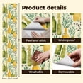 thumbnail image 5 of Farmhouse Peel and Stick Wallpaper 23.6in x 9.8ft Vintage Olive Bottles Greenery Olive Branches Mural Vinyl Self-Adhesive Removable Wall Paper for Bedroom Kitchen Cabinet Renter Friendly, 5 of 8