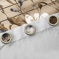 thumbnail image 4 of Feelyou Watercolor Flower Teen Blackout Curtains Set of 2 (52x84 Each), Jungle Floral Plant Window Curtains, Rustic Farmhouse Cabin Curtains and Drapes, Blackout Curtains Bedroom Decor, 4 of 6