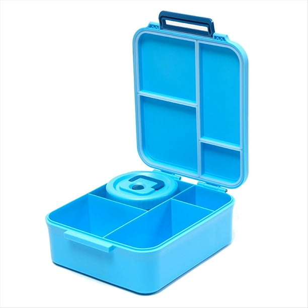 Lonchera Bento Portátil para Niños, Recipientes Cónicos para Almacenar Alimentos con Tapas, Lonchera Escolar para Niños.