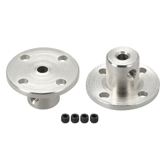 3.17MM Inner Dia H12*D10 Rigid Flange Coupling Motor Guide Shaft Coupler Motor Connector 2 PCS for DIY Parts