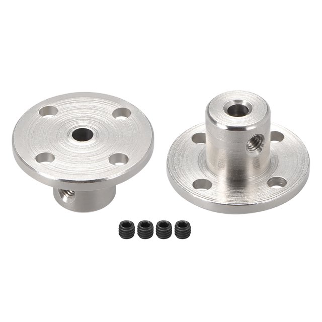 Acoplador de eje de motor con brida rígida de 3.17 mm H12*D10 2 PCS para piezas DIY