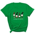thumbnail image 1 of Christmas Tops Clearance Women'S Solid Color Print Christmas Short Sleeve Green Xl, 1 of 1