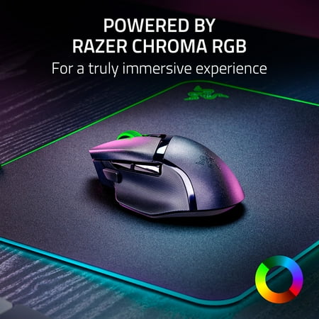 Razer - Basilisk V3 X HyperSpeed Customizable Wireless Gaming Mouse - Black