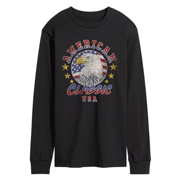 Instant Message - American Classic Long Sleeve Graphic T-Shirt