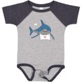 thumbnail image 3 of Inktastic Shark Dinner Boys or Girls Baby Bodysuit, 3 of 5