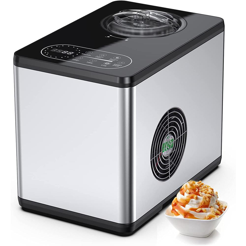 Aonesy Stainless Steel Ice Cream Maker, Fullautomatic Insulated Yogurt