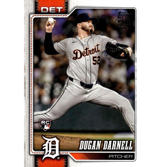 2026 Topps #683 Dugan Darnell RC Rookie Detroit Tigers Series 2 MLB Baseball Base Trading Card