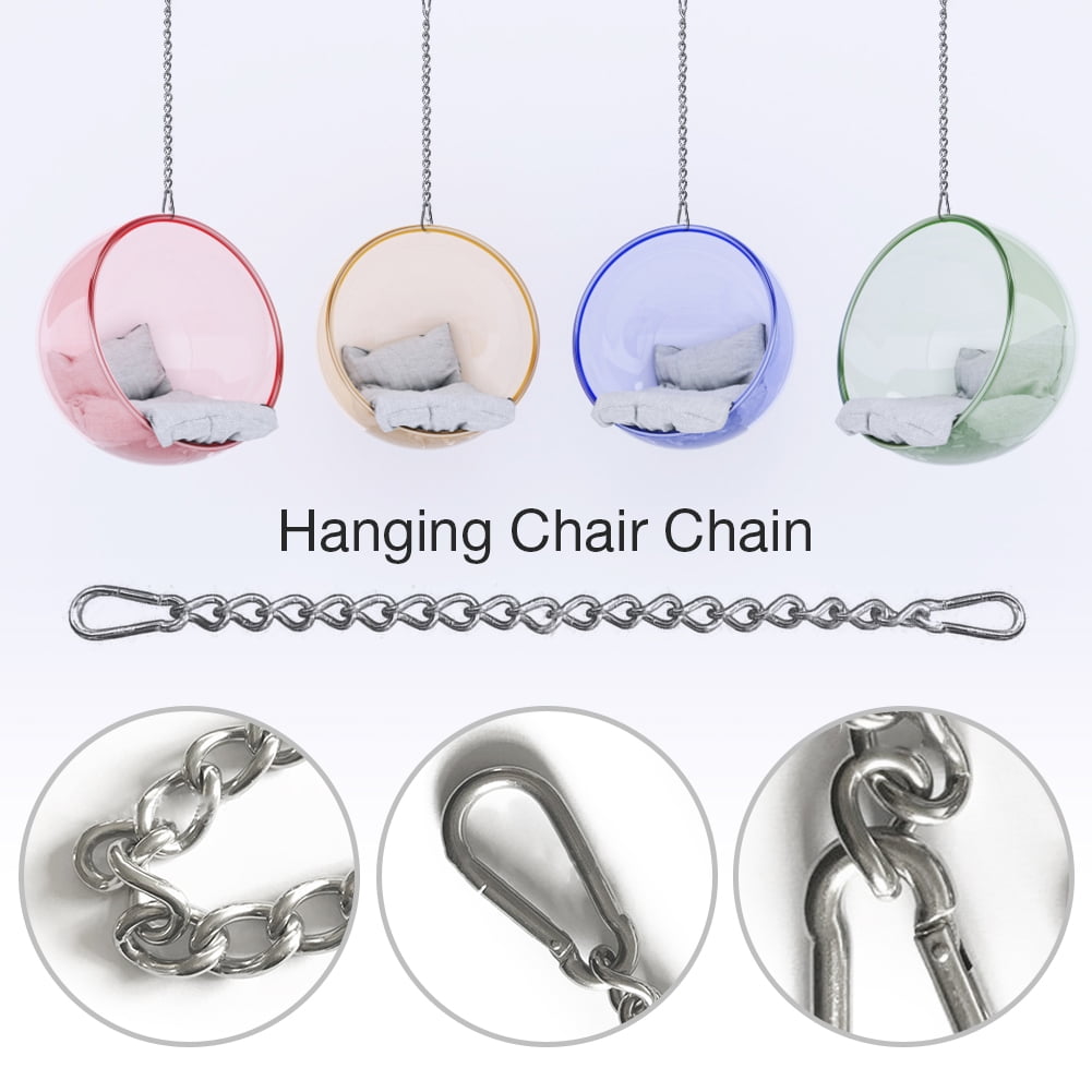 Stainless Steel Hanging Chair Chain with Two Carabiner Sandbag Chain Sutiable for Indoor and Outdoor Capacity of 300KG PhoenixDN Hammock Chain Swing Chair Chain Stainless Steel Hanging Chair Chain with Two Carabiner Sandbag Chain Sutiable for Indoor and Outdoor Capacity of 300KG PhoenixDN Hammock Chain Swing Chair Chain