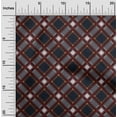thumbnail image 1 of oneOone Georgette Viscose Fabric Tartan Check Print Sewing Fabric BTY 42 Inch Wide, 1 of 4