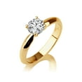 thumbnail image 2 of 9.00MM VS Moissanite Engagement Ring (2.26 ct Moissanite Weight, 2.7 ct dew) Round Shape 14K Gold, 2 of 3