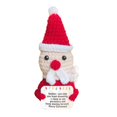 thumbnail image 1 of SGACAI NUEVA muñeca navideña positiva con tarjeta hecha a mano, adorno de abeja de apoyo emocional, decoración navideña para habitación, regalos de animales, 1 of 7