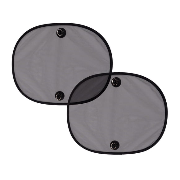 Auto Drive Universal Fit UV Resistance Passenger Sear Mesh Twist Sunshade, 14'' X 18 ''