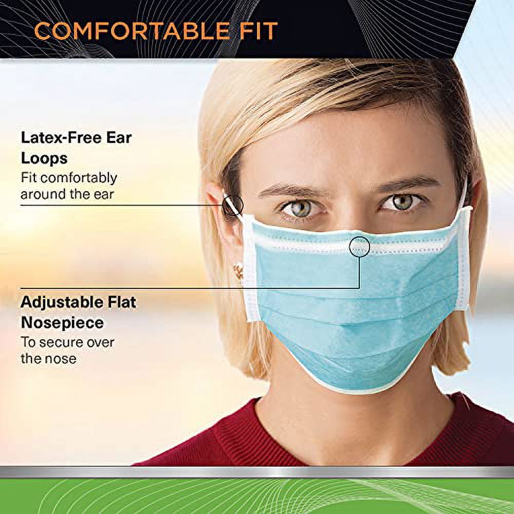 DISPOSABLE EAR-LOOP FACE MASK - 50 PER BOX