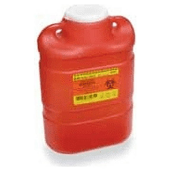 Becton-Dickinson 305490 BD Sharps Collector Large 8.2 Quart Red Funnel Entry