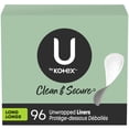 thumbnail image 1 of U by Kotex Lightdays Liners, Long, Unscented, 1 of 8