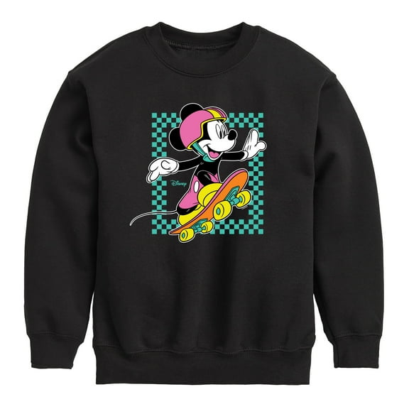 Disney - Mickey & Friends - Skater Out the Box - Toddler And Youth Long Sleeve Graphic T-Shirt