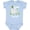Baby Blue, variant on St. Patrick's Day Llama Be Irish with Green Shamrocks Boys or Girls Baby Bodysuit