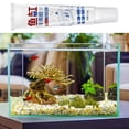 thumbnail image 3 of Fish Tank Sealant 120g Transparent Fish Tank Glue Clear Silicone Sealants Safe Glue Adhesive Rapid Curing Sealers Blocks Leaks for Sink Bathtub Wall Tile Floor Aquarium, 3 of 8