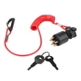 thumbnail image 3 of Kenally Interruptor de llave de encendido de Motor de barcos con cordón de seguridad, actualizaciones de embarcaciones, bloqueo de llaves de encendido, Bombillas para automóviles Kenally VI016738-00B, 3 of 6