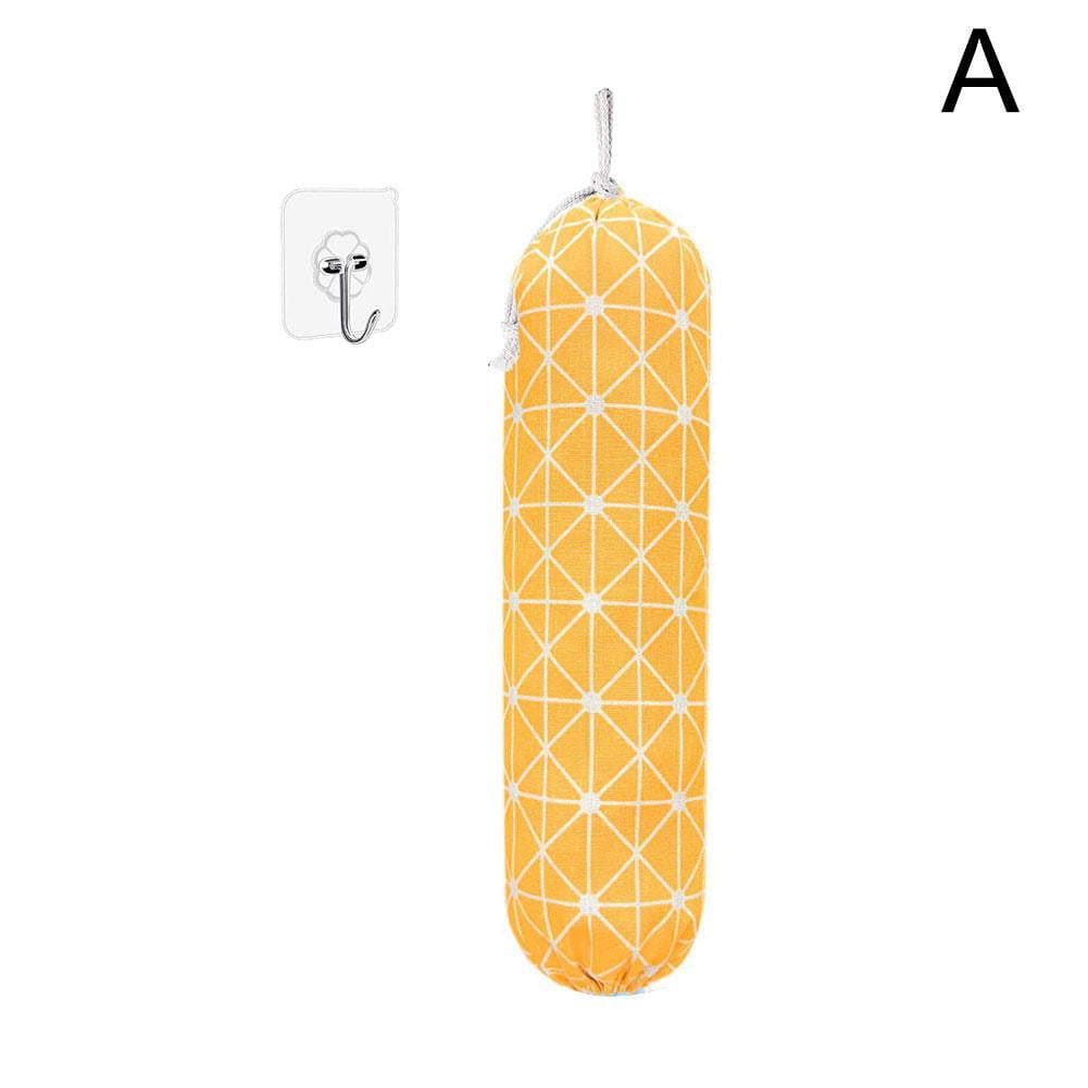 GEKUPEM Plastic Bag Holder, Wall Mount Garbage Plastic Bag Organizer