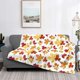 thumbnail image 2 of Fotbe Autumn Leaves 1 Manta de Franela con Estampado, Manta Ultrasuave para Cama, Sofá, Auto, Hipoalergénica y Antibolitas-40"x30", 2 of 6