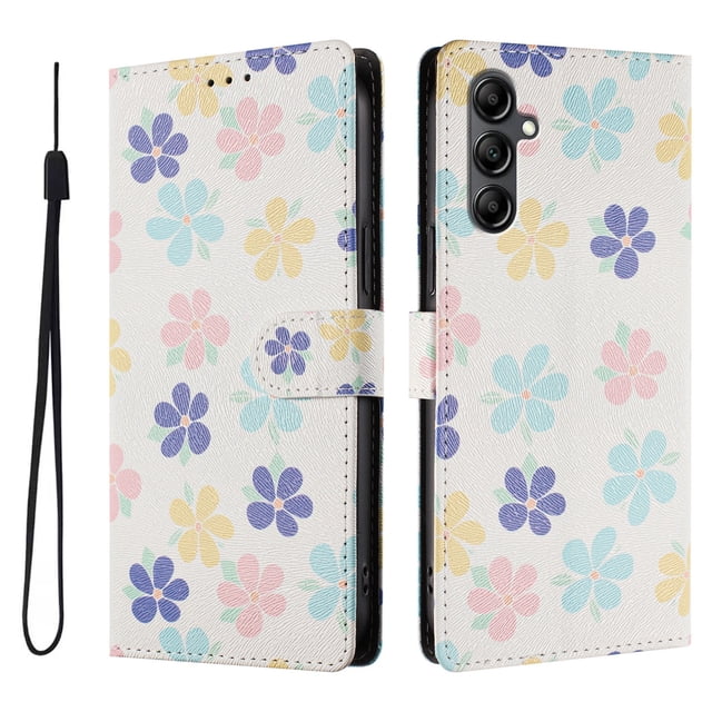 FOXDOCK Funda Tipo Cartera para Samsung Galaxy A15 con Soporte y Correa – Diseño de Patrones Lindos