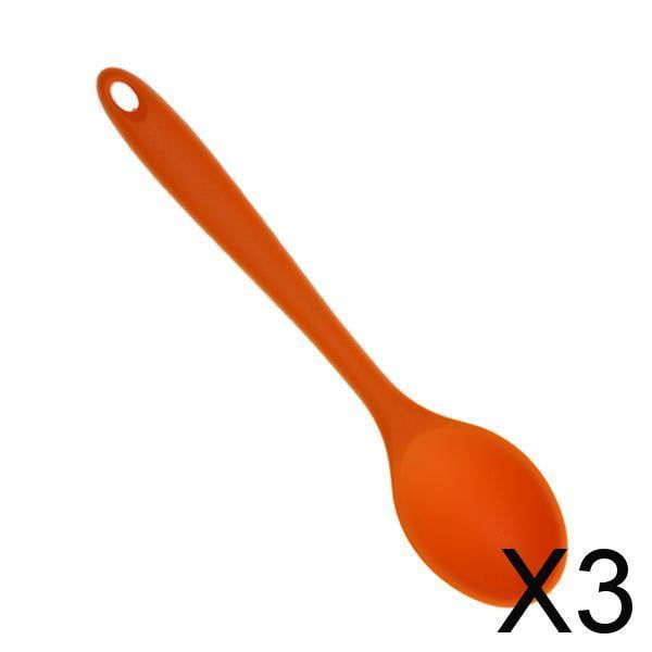 Riloventa 3 Cucharones De Silicona: Tu Cocina, Más Fácil Y Segura | Mangos Largos, Resisten 250°C | No Rayan Tus Sartenes | Apto Lavavajillas