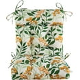 thumbnail image 2 of ARTPLAN Outdoor Cushions of Adirondack Chair with High Back Wicker Tufted Pillow for Outdoor Furniture,44x21 inch,Floral Yellow Green, 2 of 5