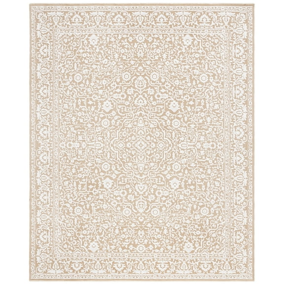 SAFAVIEH Sabrina Ayleen Abstract Area Rug, Gold/Ivory, 8' x 10'