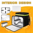thumbnail image 4 of Mochila Ytonet para entrega de comida, extra grande, negra, impermeable, 4 of 6