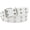 White, variant on Belt, Star Belt: Gothic, Punk Rock, and EMO Belts; Goth and Grunge Belts; Accessories for Women and Men 1.3-Inch Wide 41.33 Inch Length