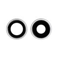 thumbnail image 1 of Lentille de Caméra de Remplacement avec Lunette Compatible avec Apple iPhone 11 (A2111) - Blanc, 1 of 2