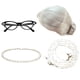 thumbnail image 1 of Peluca Disfraz de anciana Sunnimix para mujer Cosplay vestido fiesta Estilo A, 1 of 8