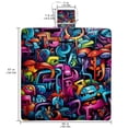 thumbnail image 2 of Graffiti Canvas Outdoor Picnic Mat - Waterproof and Durable Blanket for Camping, Hiking, Beach - Large Size, Portable and Easy to Clean - Ideal for Outdoor Activities and Travel, 2 of 6