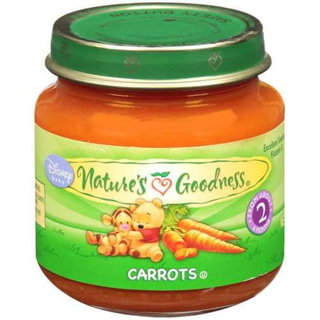 Nature's Goodness: Carrots Baby Food, 4 Oz