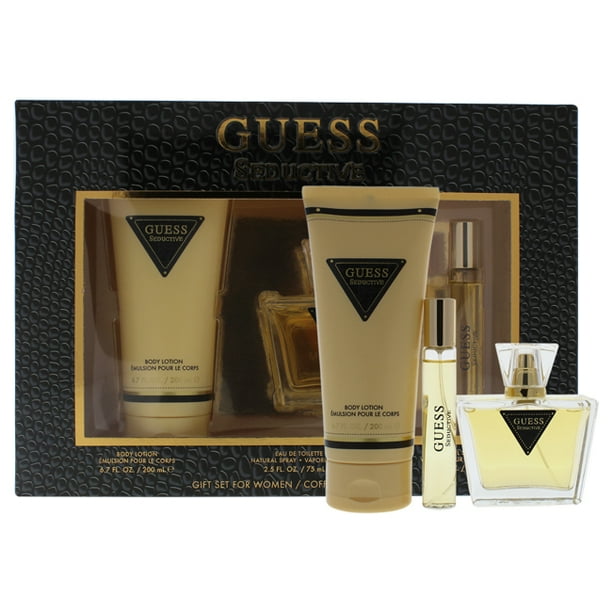 Guess Seductive by Guess For Women - 3 PC Gift Set 2.5oz EDT Spray, 0.5 oz EDT Spray, 5.7 oz de loción corporal Guess Guess