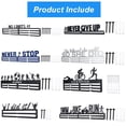 thumbnail image 4 of SWIM BIKE RUN-Metal Steel Medal Holder Medal Hanger Display Rack Ideal For Training Room And Office, 4 of 5