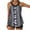 Black, variant on ZQGJB Flattering Swimsuits for Women Plus Size Stripe Color Block Flowy Tankini with Boy Shorts Tummy Control High Waisted Swimwear(White,L)