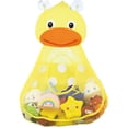 thumbnail image 1 of Kids Bath Toys Organizer Superior Quality Tub Toy Storage Mesh Shower Caddy Organizer Set with Anti-Slip Suction Cups Net Multiple-use Organization Bag for Bath Toys Duck, 1 of 5