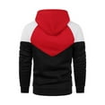thumbnail image 6 of CFLVAEK Hoodies Pullover for Men Fashion Color Block Graphic Hoodie Sweatshirts Casual Long Sleeve Hooded Sweatshirt with Pockets Red L, 6 of 6