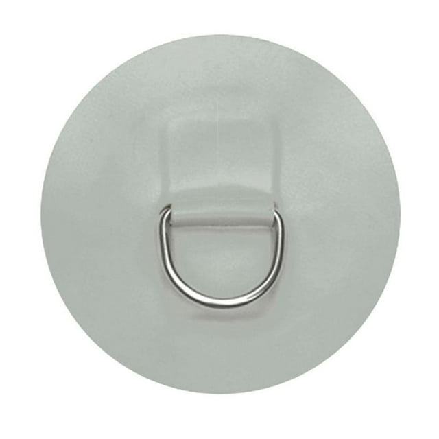 Almohadilla / en D de material acero inoxidable 316 de 11 cm para bote inflable de , canoa, gris Zulema Anillo D de acero inoxidable