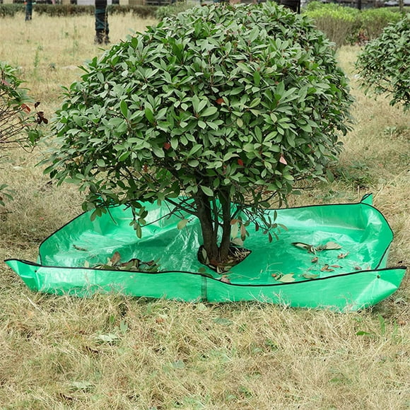 Qonix Landscapes Pruning Tarpaulin - Garden Tree, Shrub, Leaf Collector, Yard Waste Containment, Outdoor Maintenance Mat, Lawn Cleanup Aid, Mulch Transporter, Gardening Tool, Fall Leaves Gatherer