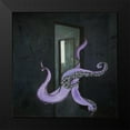 thumbnail image 2 of Atelier B Art Studio 12x12 Black Modern Framed Museum Art Print Titled - OCTOPUS STREET ART, 2 of 5