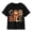Black-44, variant on Turkey Time Bow Thanksgiving T-Shirt for Girls, 100% Cotton